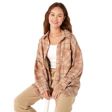 PINK Women's Fleece Shacket