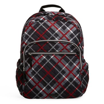 Vera Bradley Paris Plaid Campus Backpack