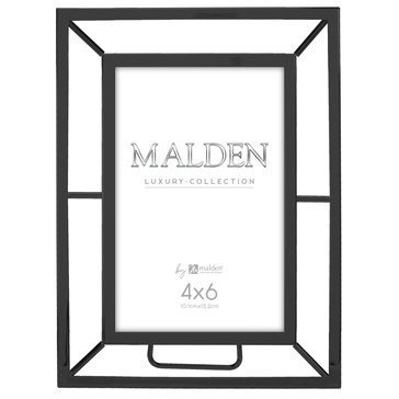Malden 4X6 Black Pierced Luxe Frame