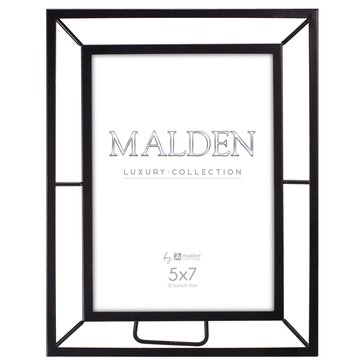 Malden 5X7 Black Pierced Luxe Frame