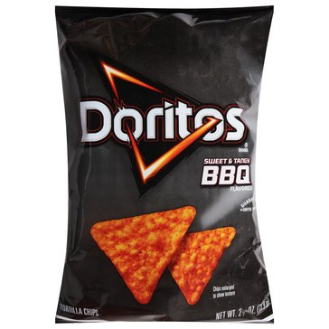 Doritos Sweet Tangy BBQ Tortilla Chips, 2.62oz