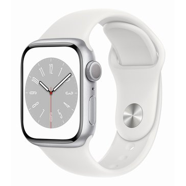 Apple Watch Series 8 GPS + Cellular Aluminum with Sport Band - Medium/Large