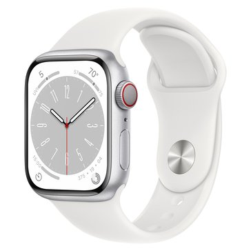 Apple Watch Series 8 GPS + Cellular Aluminum with Sport Band - Small/Medium