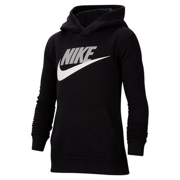 Nike Big Boys Club Fleece Pull Over Hoodie