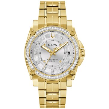 Bulova Men's Precisionist Champlain Stainless Steel Bracelet Watch