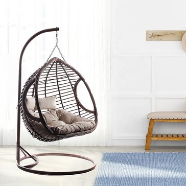 Harbor Home Seashell One-Seater Egg Chair