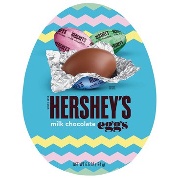 Hershey's Easter Solid Milk Chocolate Eggs, 6.5oz