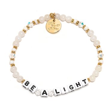 Little Words Project Be A Light Beaded Stretch Bracelet