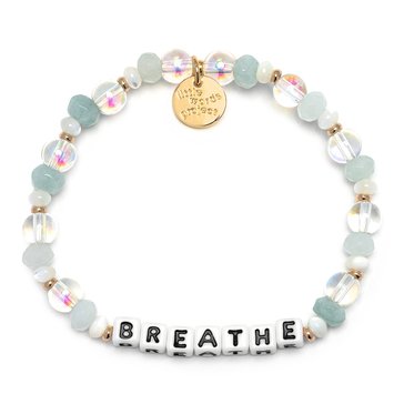 Little Words Project-Breathe Beaded Stretch Bracelet