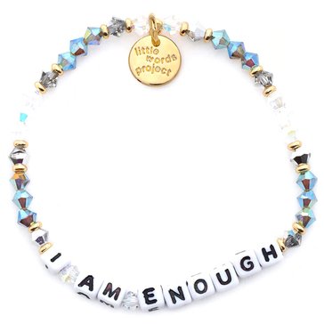Little Words Project-I Am Enough Beaded Stretch Bracelet