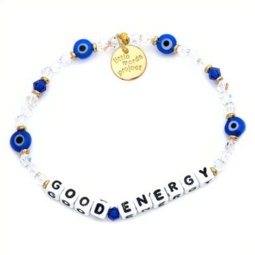 Little Words Project Lucky Symbols-Good Energy Beaded Stretch Bracelet