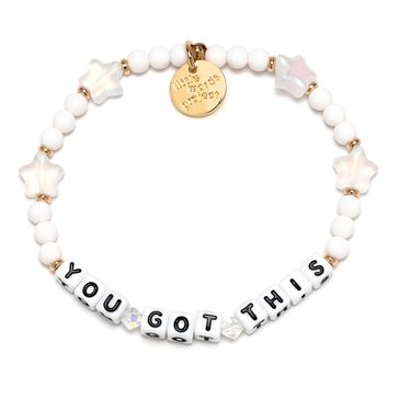 Little Words Project-You Got This Beaded Stretch Bracelet