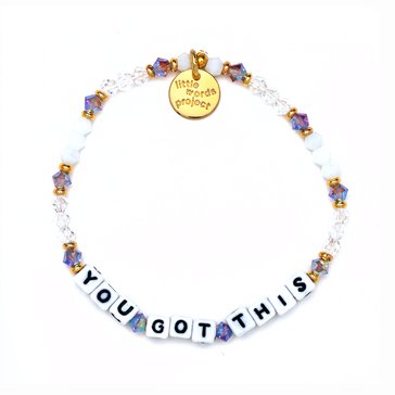 Little Words Project-You Got This Beaded Stretch Bracelet