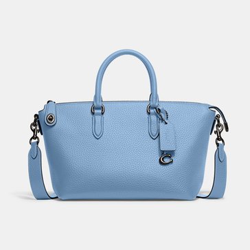 Coach Soft Pebble Leather Cara Satchel
