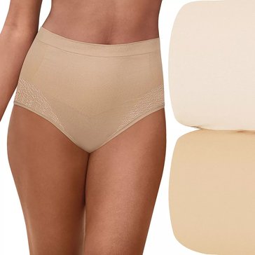 Bali Women's Comfort Revolution Shaping Brief, 2-Pack