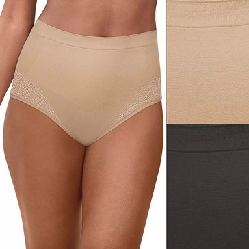 Bali Women's Comfort Revolution Shaping Brief, 2-Pack