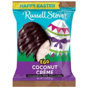 Russell Stover Dark Chocolate Coconut Creme Egg, 1.3oz