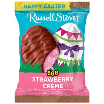 Russell Stover Milk Chocolate Strawberry Creme Egg, 1.3oz