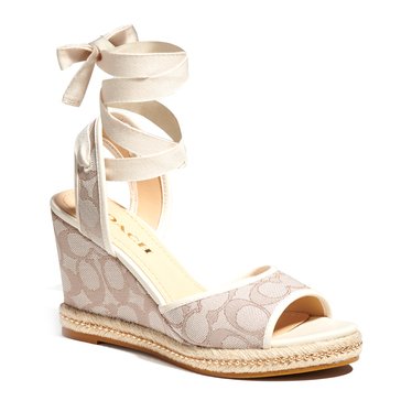 Coach Women's Page Jacquard Wedge