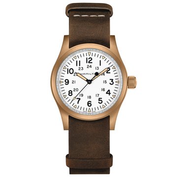 Hamilton Men's Khaki Field Mechanical Bronze Watch