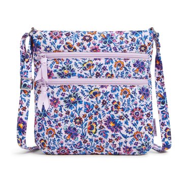 Vera Bradley Cloud Vine Triple Zip Hipster