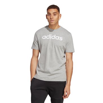 Adidas Men's Essential Linear Logo Short Sleeve Tee