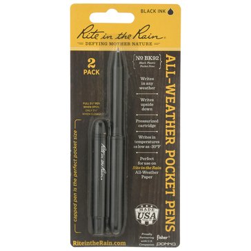 Rite in the Rain All-Weather Pocket Pen 2 Pack