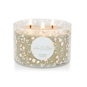 Yankee Candle Hello Spring Collection Sage and Citrus 3-Wick Candle