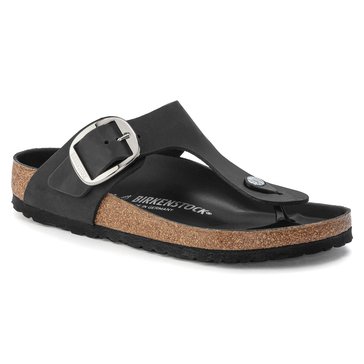 Birkenstock Women's Gizeh Big Buckle Oiled Leather Thong Sandal