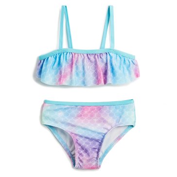 Wanderling Baby Girls' Mermaid Scale Bikini