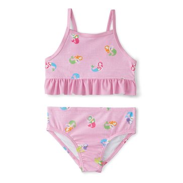 Wanderling Baby Girls' Mermaid Print Tankini