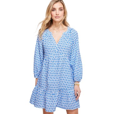 Vineyard Vines Women's Seastitch Block Print Dress