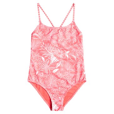 Roxy Big Girls' Vacay For Life 1 Piece Swimsuit