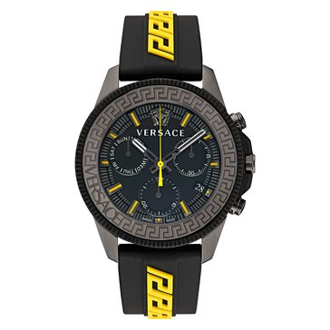 Versace Mens Greca Action Chrono Silicone Watch