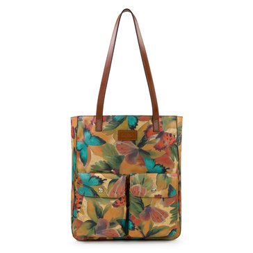 Patricia Nash Alina Coated Canvas North South Tote