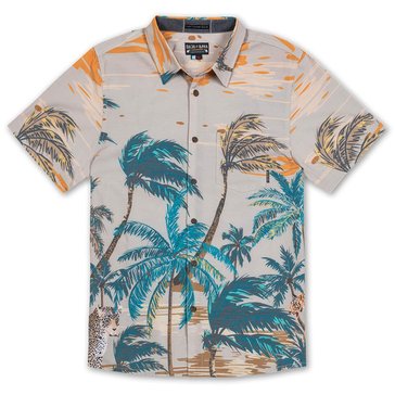 Baja Llama Men's 2 Cats No Rats Woven Shirt