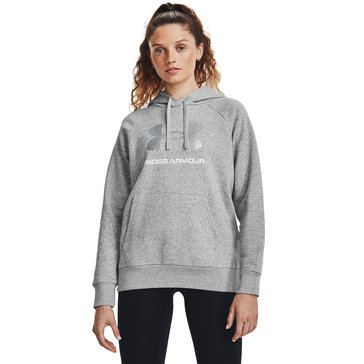 Under Armour Women's Rival Glitter Big Logo Hoodie