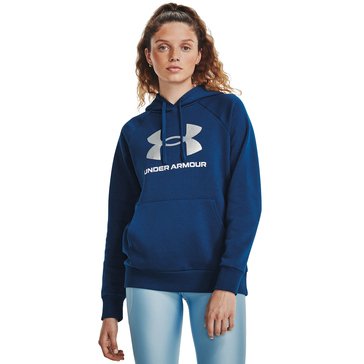 Under Armour Women's Rival Glitter Big Logo Hoodie