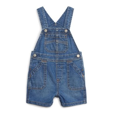 Gap Baby Boys' Denim Short Overalls