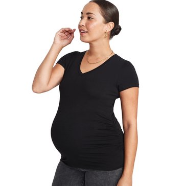 Old Navy Maternity Short Sleeve Everywear Vee Neck Tee