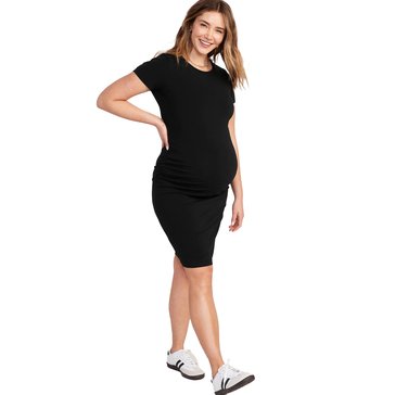 Old Navy Maternity Short Sleeve Bodycon Above Knee Dress