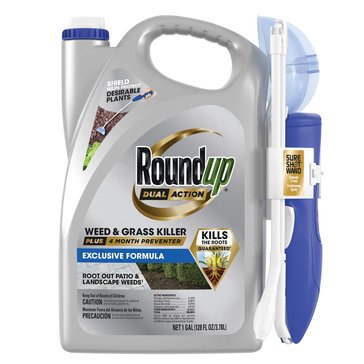 Roundup Dual Action Weed and Grass Killer Plus Eady-to-Use Sure Shot Wand