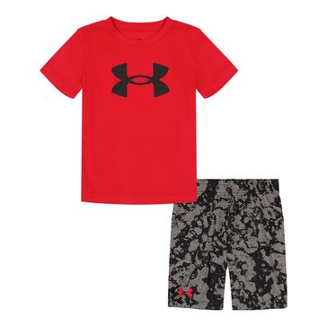 Under Armour Little Boys' Geode Dye Big Logo Set