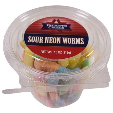 Patriot's Choice Car Cup Sour Gummi Worms