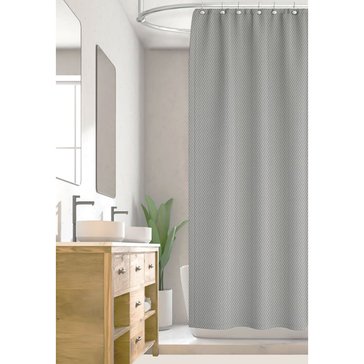 Homewear Linens Embossed Pebble Microfiber Shower Liner