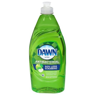 Dawn Ultra Liquid Dist Soap Antibacterial, Apple