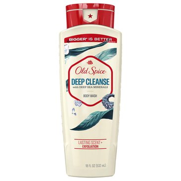 Old Spice Deep Cleanse Body Wash 18oz