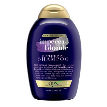 OGX Impecca-Blonde Purple Toning Shampoo 13oz