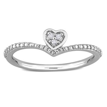 Sofia B. Diamond Accent Floral Twist Promise Ring