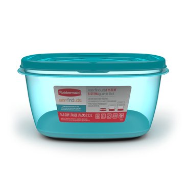 Rubbermaid Easy Find Lid 14 Cup Square Food Storage